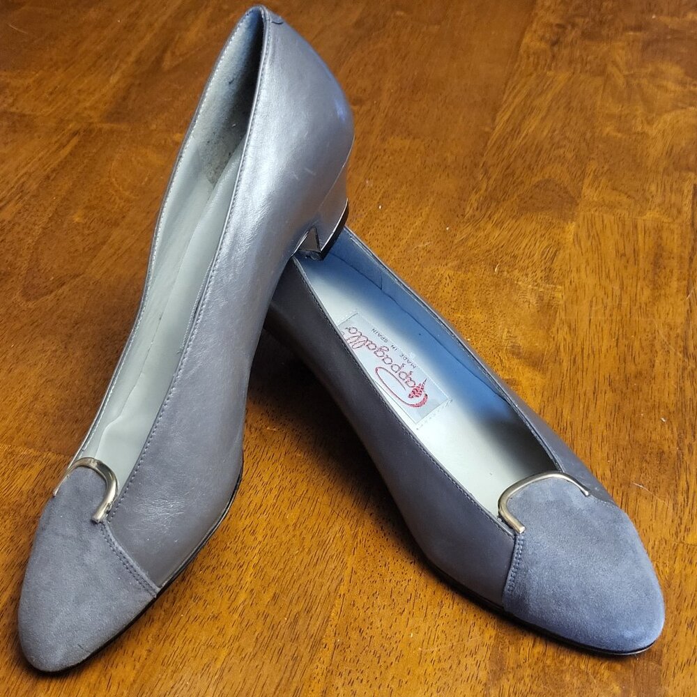NWT Vintage Pappagallo ~ Sz 5M ~ “Suede & Leather” Pumps ~ NWT